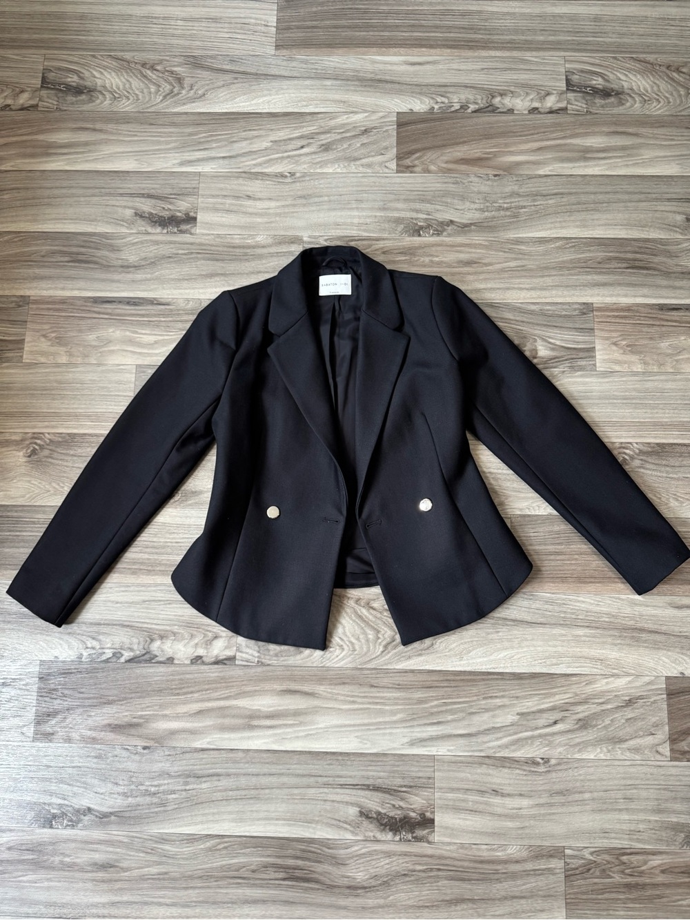 Aritizia Babaton 1-01 Hyde Double Breasted Blazer in Black Size 8